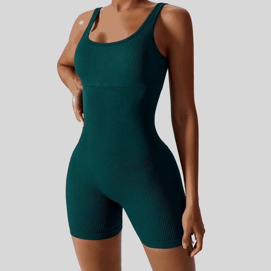Seamless Sculpt Yoga Bodysuit - Alzya
