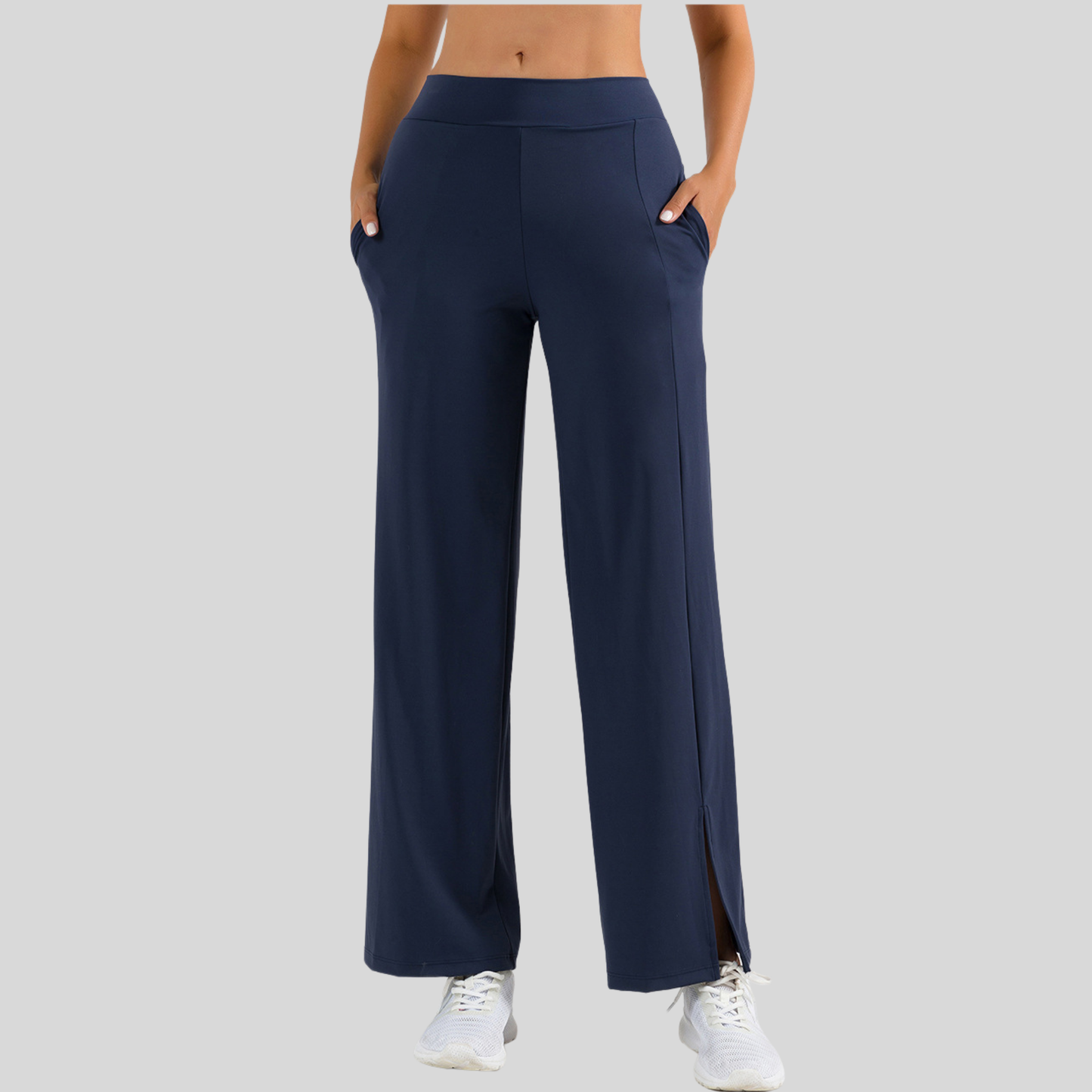 Alzya® Flared Split-Leg Pants – Fluid Elegance & Absolute Freedom