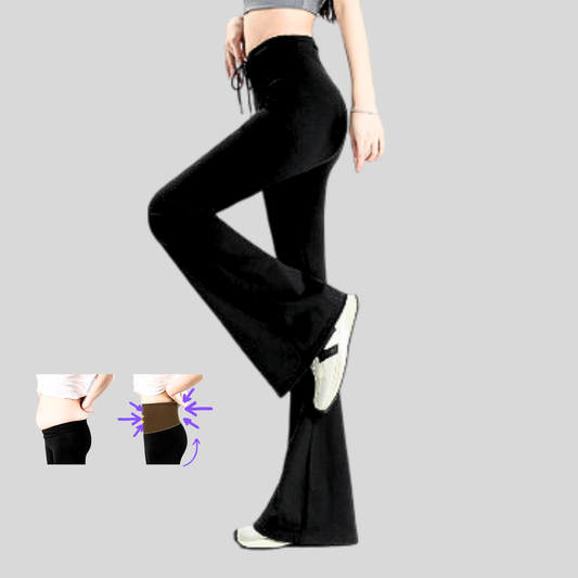 Flared Yoga Pants – High-Waisted & Sculpting Comfort