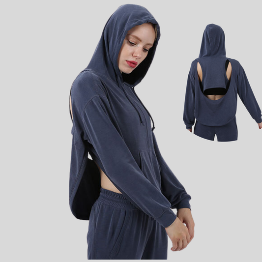 Modal Relaxed-Fit Yoga Hoodie