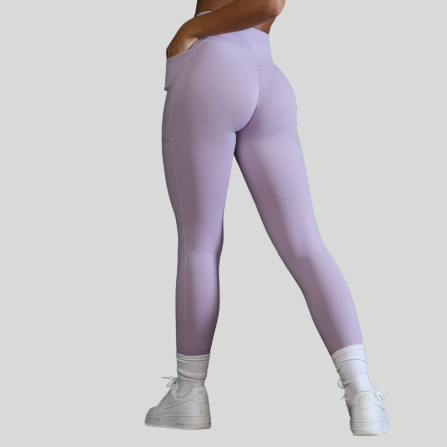 Alzya™ High-Waisted Leggings with Side Pockets – Sculpting Fit & Second-Skin Feel