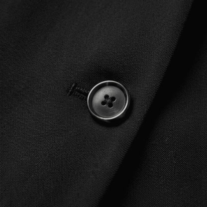 Alzya Black Oversized Blazer with High Collar black