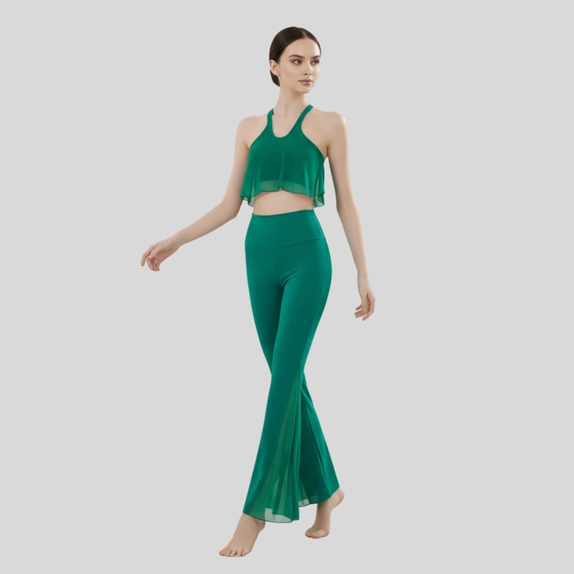Alzya Fluid Elegance Women’s Yoga Set_Emerald Green (1)