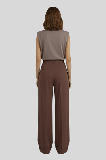 Alzya_High-Waist_Wide-Leg_Trousers_with_Zip_Closure_and_Turn-Up_Hem_Brown_2