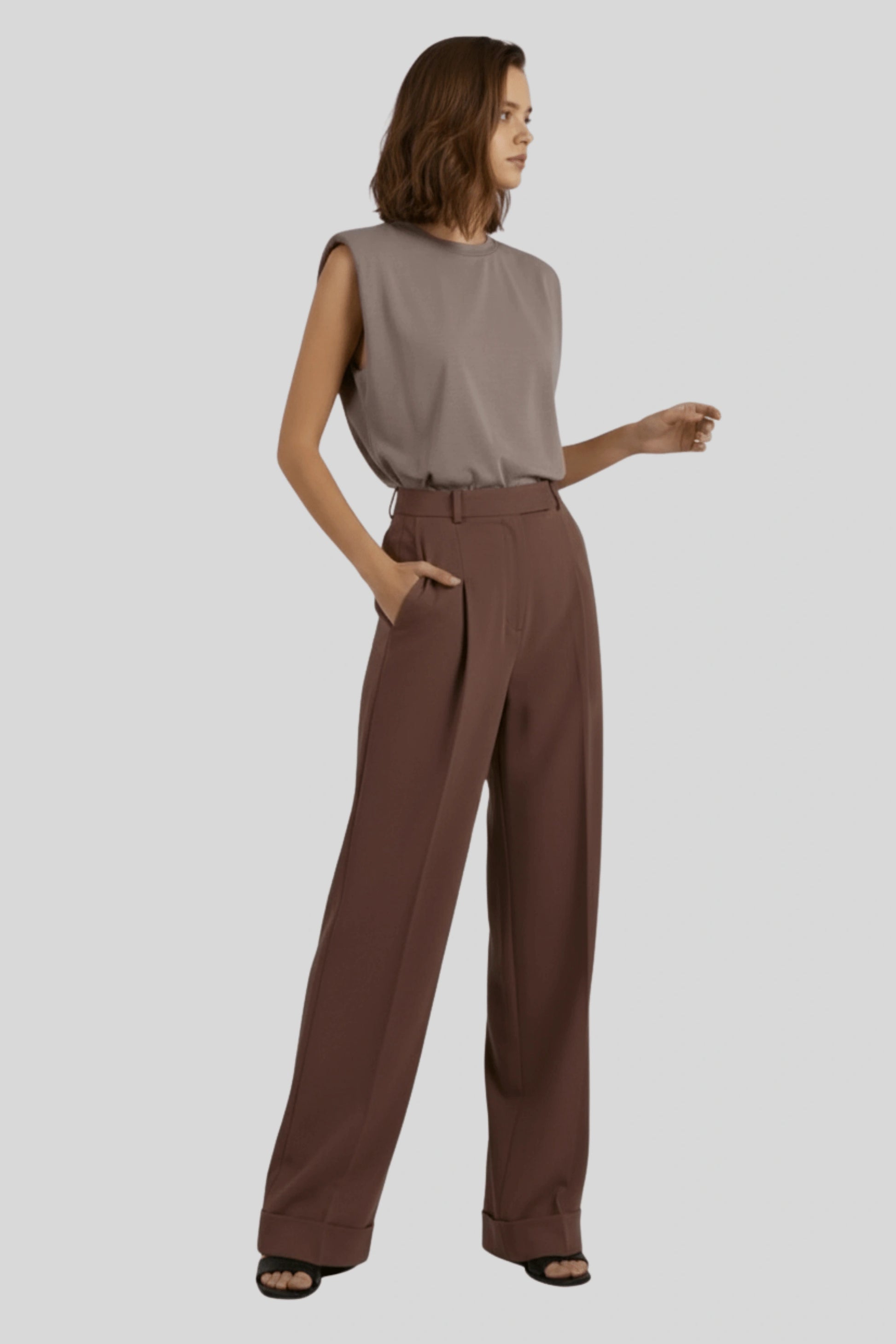Alzya_High-Waist_Wide-Leg_Trousers_with_Zip_Closure_and_Turn-Up_Hem_Brown