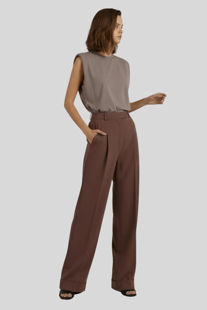 Alzya_High-Waist_Wide-Leg_Trousers_with_Zip_Closure_and_Turn-Up_Hem_Brown