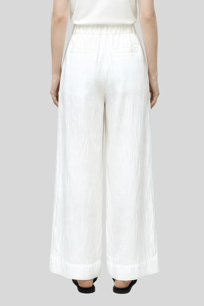 Alzya High-Waisted Wide-Leg Pants Modern Fit_White