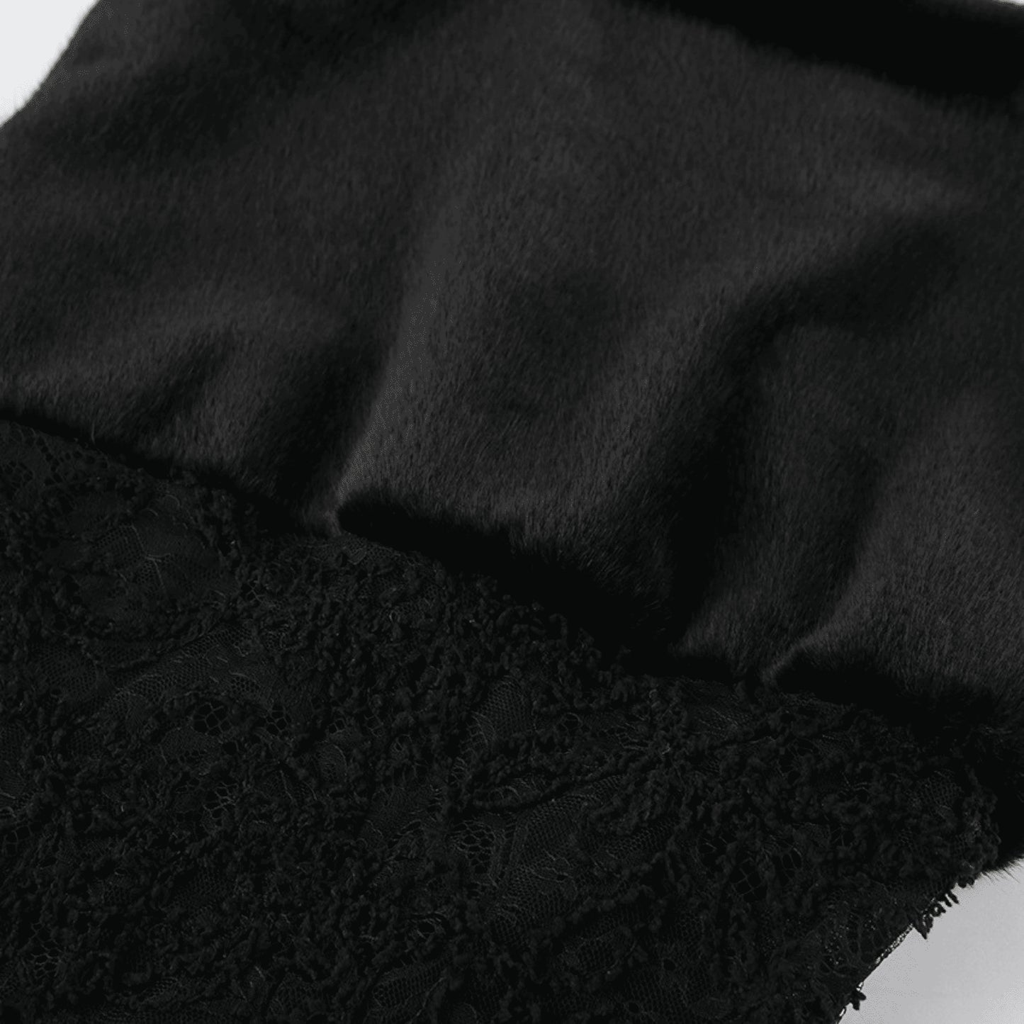 Alzya_Short_Lace_and_Fur_Dress_Black