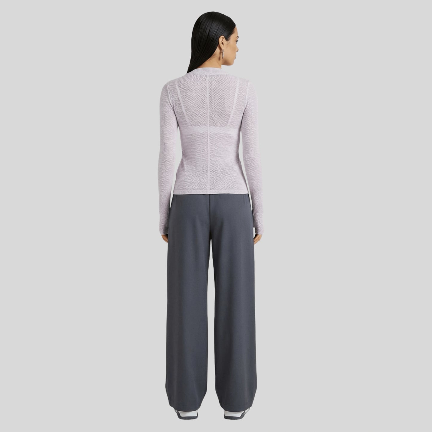 Gilet ajusté en maille gaufrée