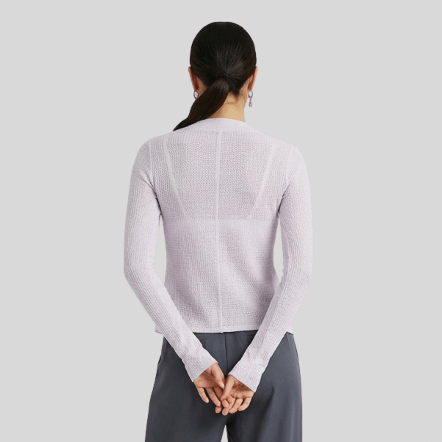 Gilet ajusté en maille gaufrée