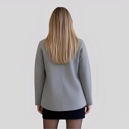 Women’s double-breasted wool coat