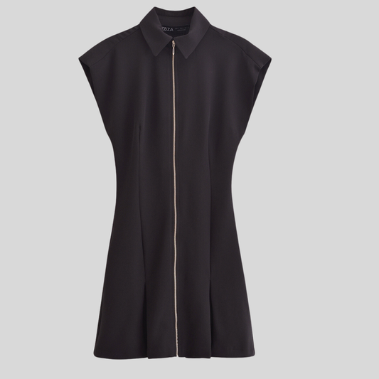 Structured Zip-Up Dress – Urban Chic