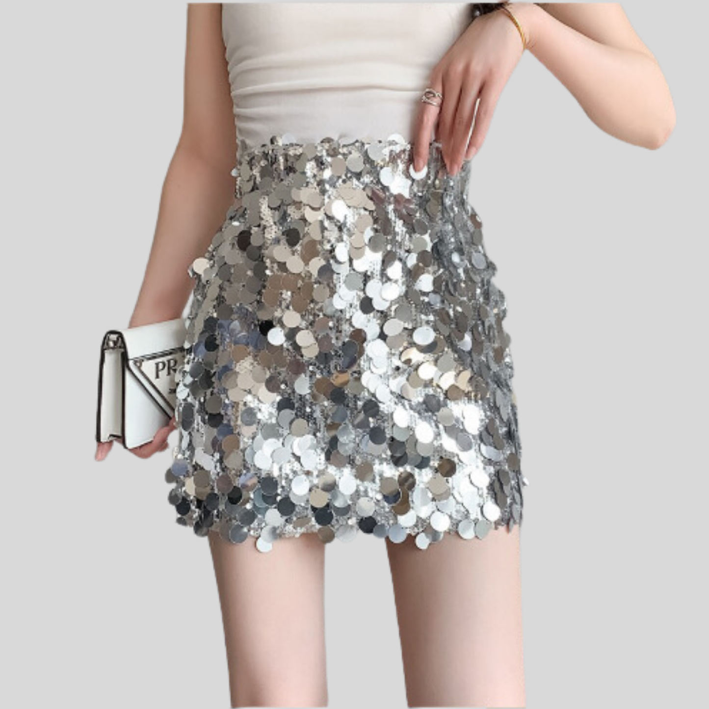 Sequin Mini Skirt – Shine with Every Step