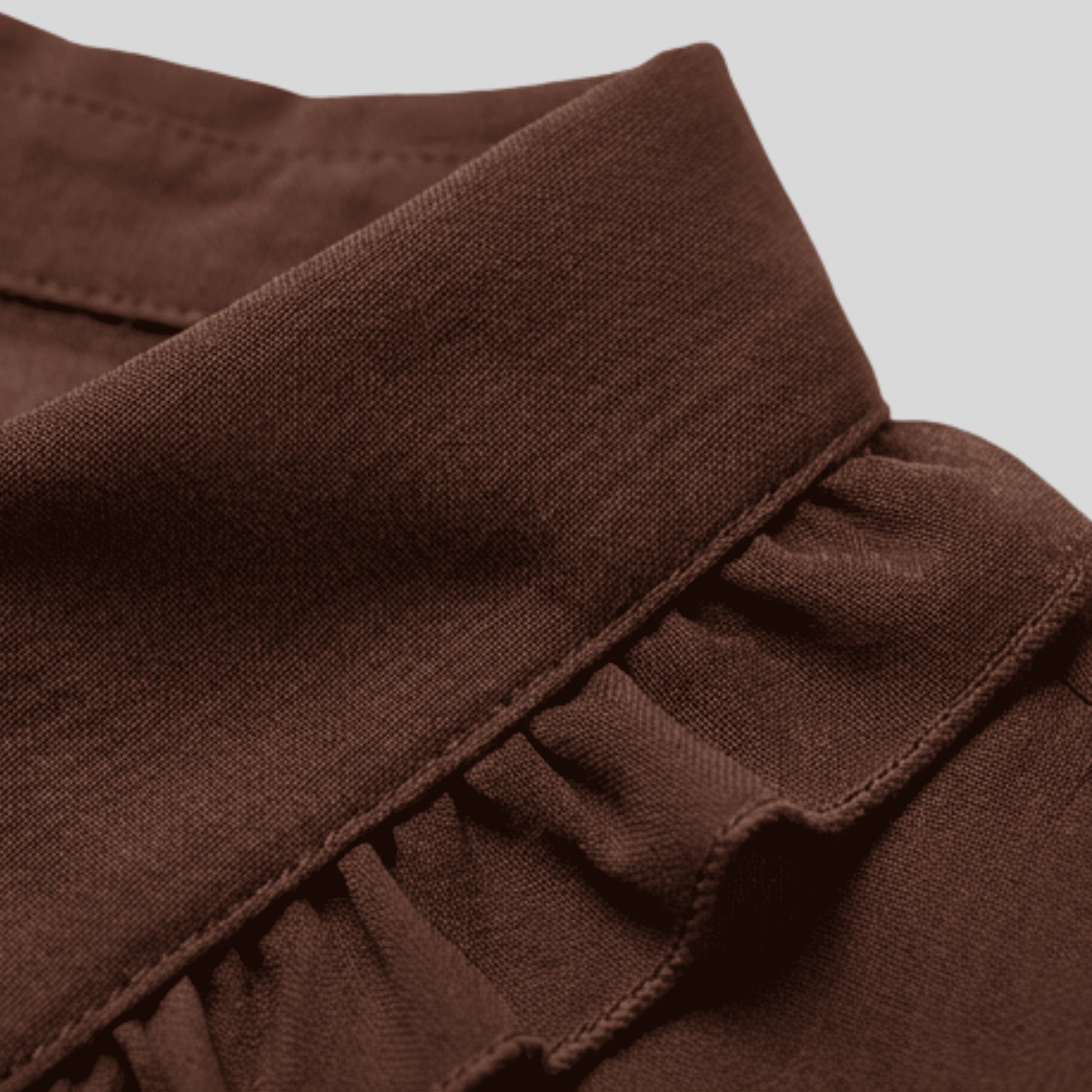 alzya_Brown_Ruffled_Peter_Pan_Collar_Blouse brown
