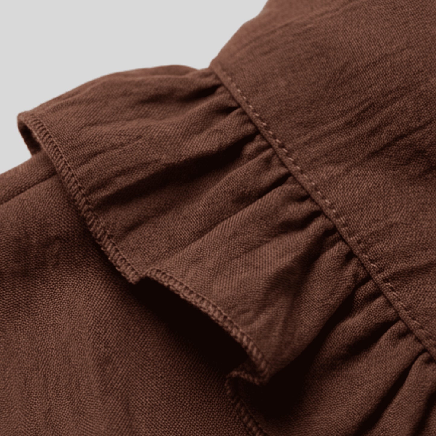 alzya_Brown_Ruffled_Peter_Pan_Collar_Blouse brown