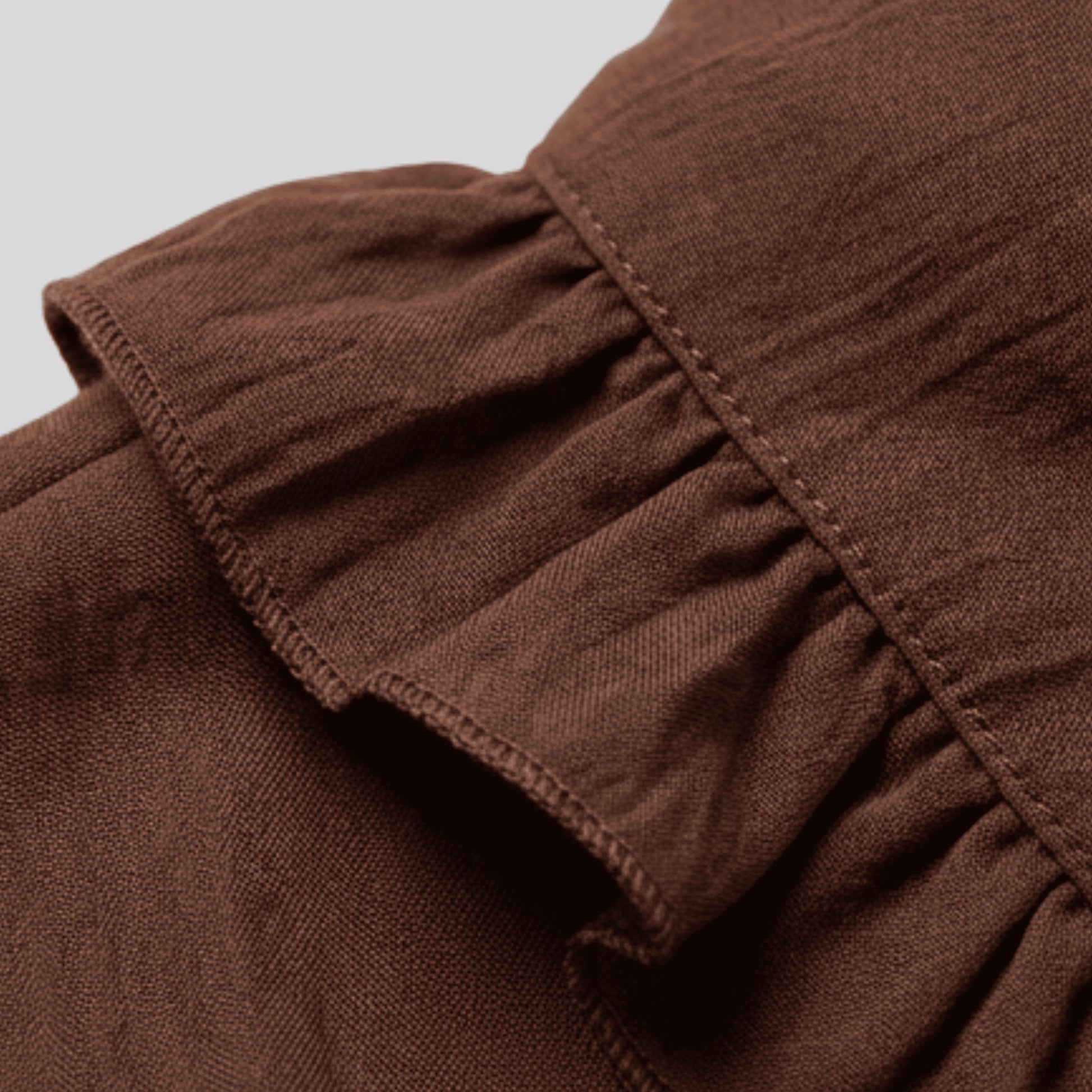 alzya_Brown_Ruffled_Peter_Pan_Collar_Blouse brown