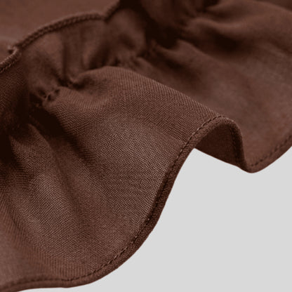 alzya_Brown_Ruffled_Peter_Pan_Collar_Blouse brown